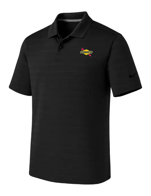 Nike Black Dri-FIT Vapor Jacquard Polo w/Sunoco Logo
