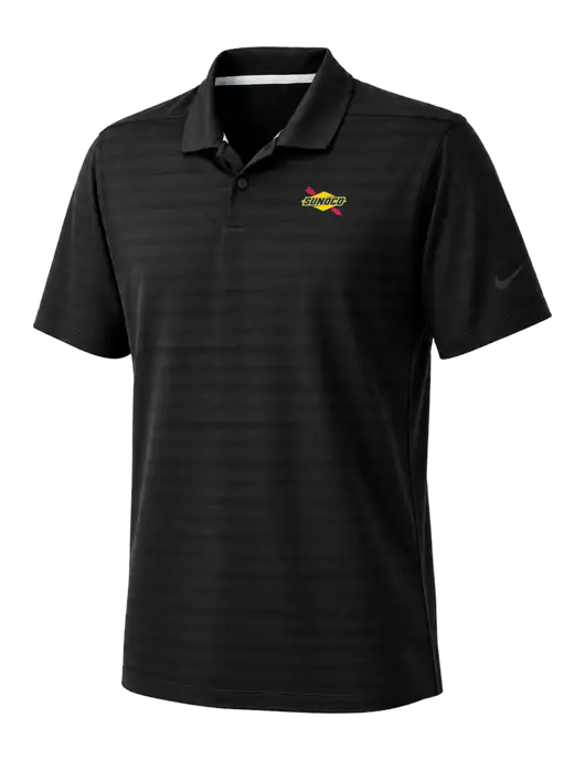 Nike Black Dri-FIT Vapor Jacquard Polo w/Sunoco Logo
