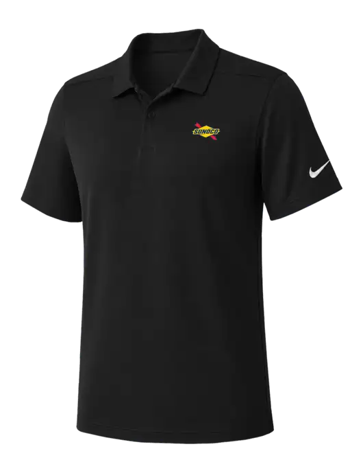 Nike Black Dry Essential Solid Polo w/Sunoco Logo