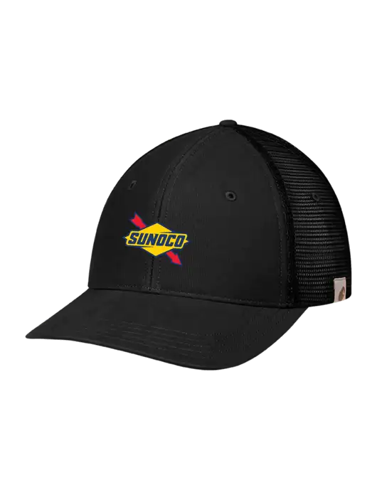 Carhartt Black Canvas Trucker Cap w/Sunoco Logo
