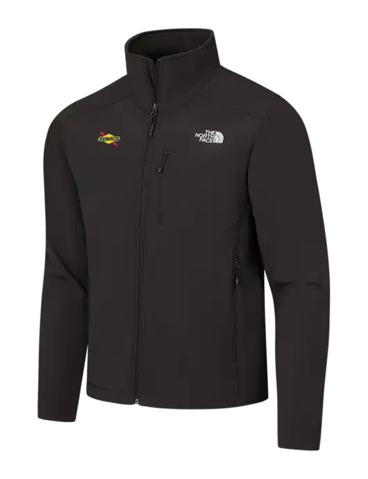 The North Face Black Apex Barrier Soft Shell Jacket w/Sunoco Logo