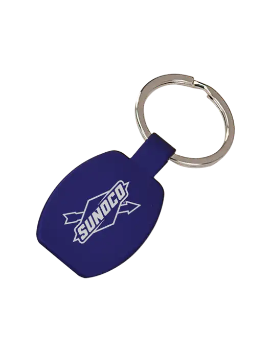 Vintage H & S Sunoco Plastic Keychain Warrensville Heights Ohio, Key