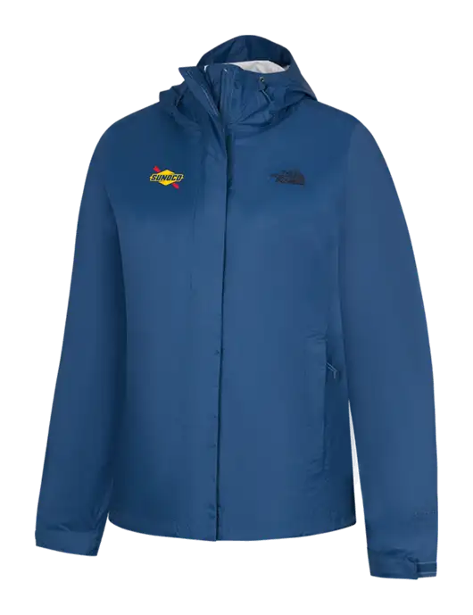 The North Face Womens Navy DryVent Rain Jacket w/Sunoco Logo