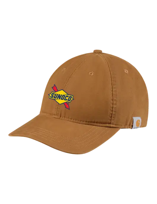 Carhartt Light Brown Cotton Canvas Cap w/Sunoco Logo