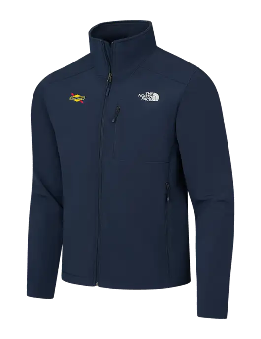 North Face Navy Apex Barrier Soft Shell Jacket w/Sunoco Logo