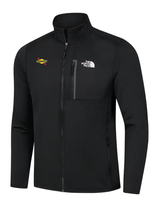 North Face Black Skyline Full-Zip Fleece Jacket w/Sunoco Logo