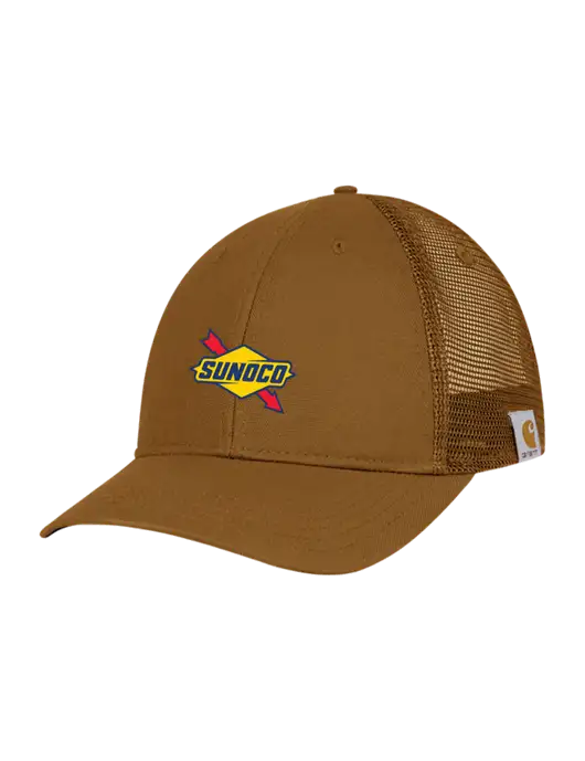 Carhartt Light Brown Canvas Trucker Cap w/Sunoco Logo