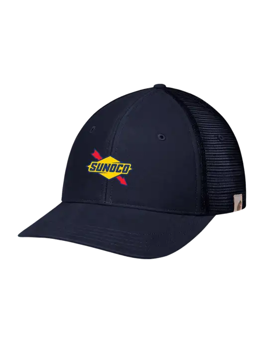 Carhartt Navy Canvas Trucker Cap w/Sunoco Logo