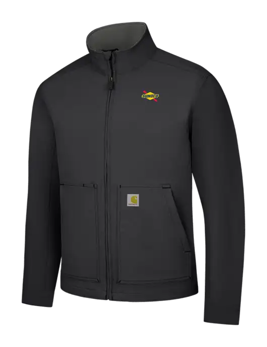 Carhartt Black Super Dux Soft Shell Jacket w/Sunoco Logo