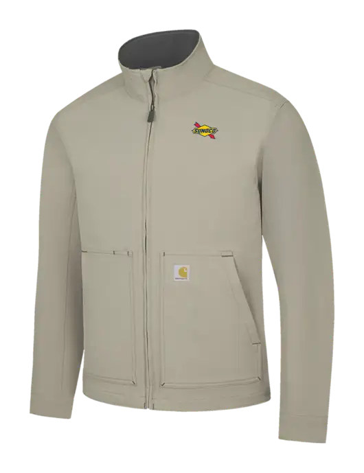 Carhartt Light  Grey Super Dux Soft Shell Jacket w/Sunoco Logo