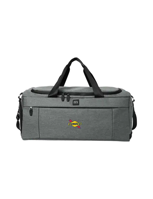 TravisMathew Dark Grey Heather Duration Duffel w/Sunoco Logo