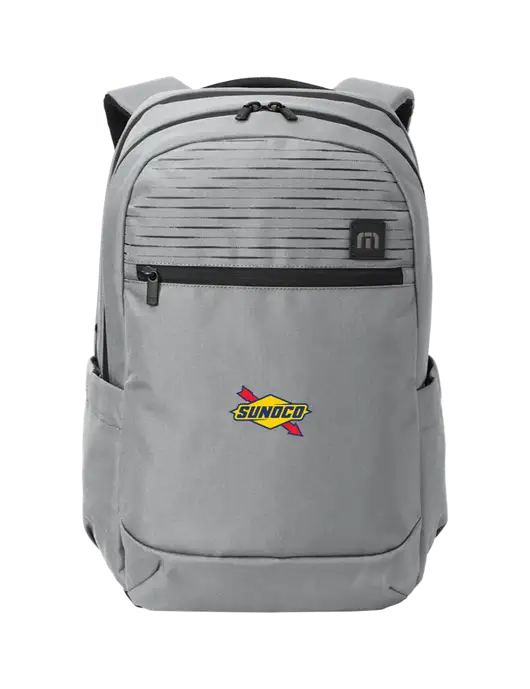 TravisMathew Light Grey Approach Backpack w/Sunoco Logo