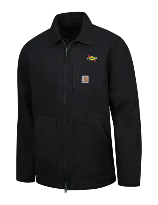 Carhartt Black Sherpa-Lined Coat w/Sunoco Logo