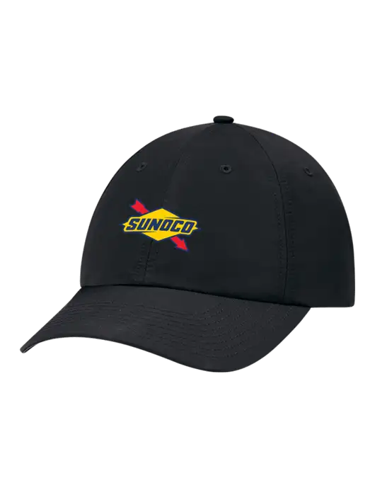 Richardson Relaxed Performance Lite Black Cap w/Sunoco Logo