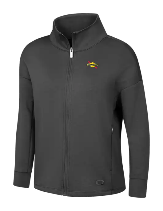 OGIO Womens Dark Grey Transcend Full-Zip w/Sunoco Logo