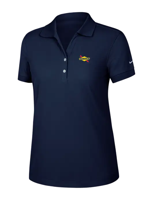 Nike Womens Dri-FIT Classic Dark Navy Polo w/Sunoco Logo