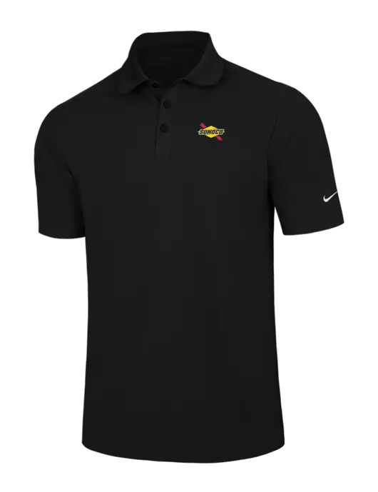 Nike Black Dri-FIT Classic Polo w/Sunoco Logo