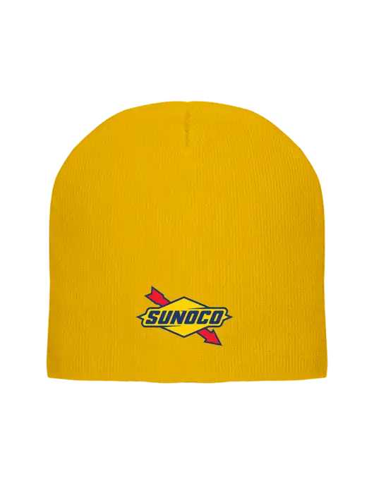 Solid Yellow Gold Element Knit Beanie w/Sunoco Logo