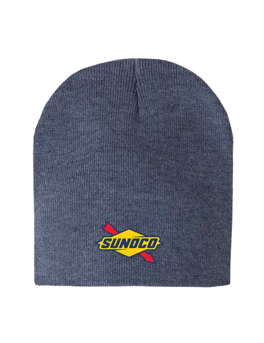 Navy Heather Element Knit Beanie w/Sunoco Logo