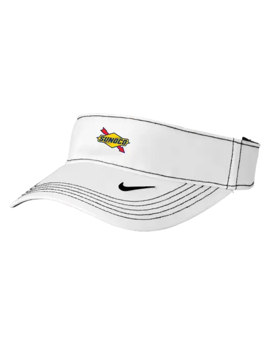 Nike White Dri-FIT Ace Visor w/Sunoco Logo