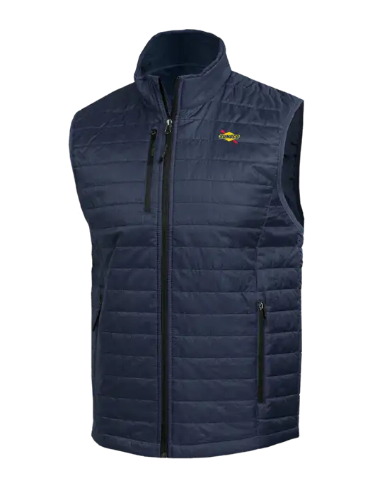 Packable Navy Puffy Vest w/Sunoco Logo