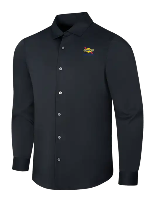 Black City Stretch Shirt w/Sunoco Race Fuels Logo