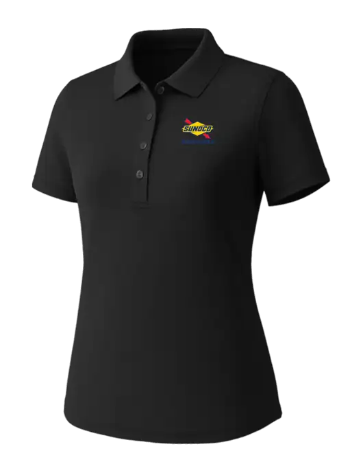 Callaway Womens Core Black Performance Polo w/Sunoco Race Fuels Logo