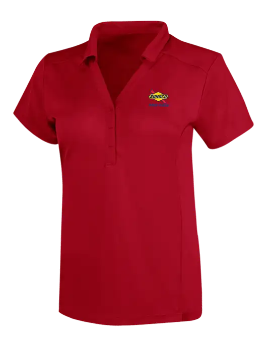 OGIO Red Womens Framework Polo w/Sunoco Race Fuels Logo