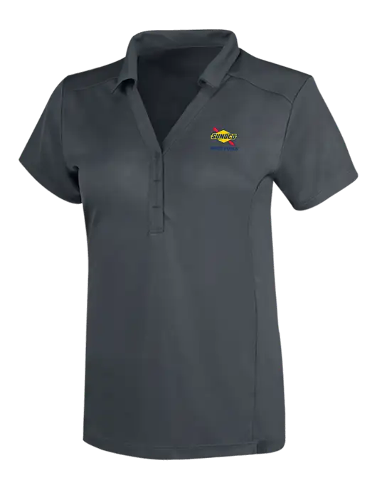 OGIO Dark Grey Womens Framework Polo w/Sunoco Race Fuels Logo