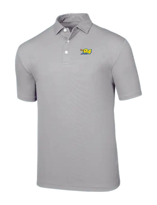 Callaway Birdseye Light Grey Polo w/Sunoco 94 Octane Logo