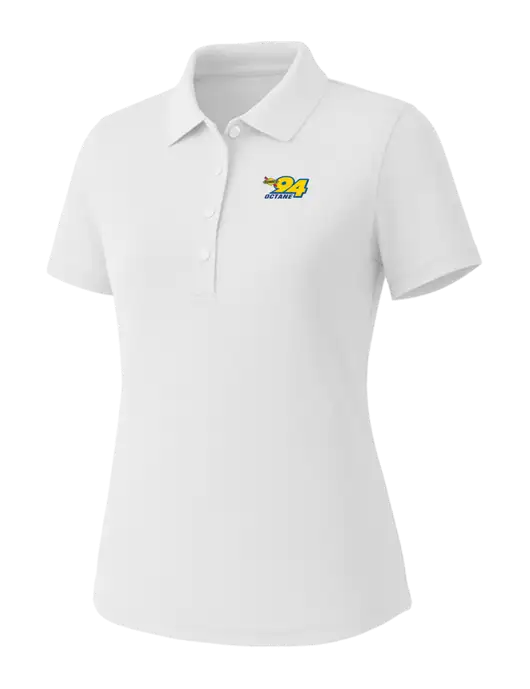 Callaway Womens Core Bright White Performance Polo w/Sunoco 94 Octane Logo
