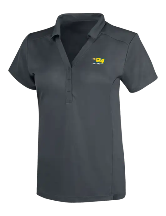 OGIO Dark Grey Womens Framework Polo w/Sunoco 94 Octane Logo