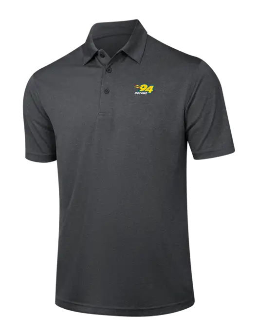 Dark Grey Heather Contender Polo w/Sunoco 94 Octane Logo