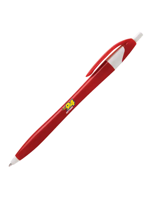Novella Red/White Executive Pen - Blue Ink w/Sunoco 94 Octane Logo