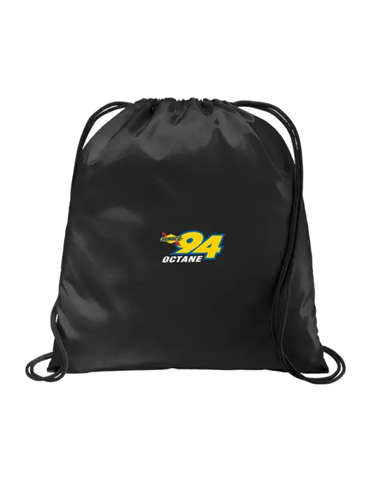 Drawstring  Black Cinch Pack w/Sunoco 94 Octane Logo