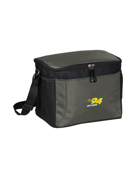 12 Can Grey/Black Cube Cooler w/Sunoco 94 Octane Logo