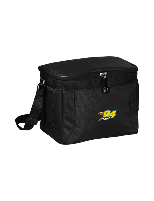 12 Can Black/Black Cube Cooler  w/Sunoco 94 Octane Logo