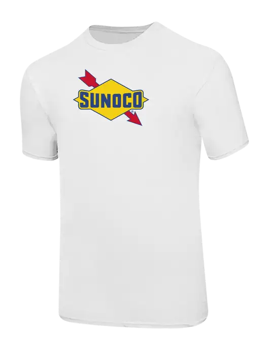 Ring Spun White 4.5 oz T-Shirt w/Sunoco '54 Logo